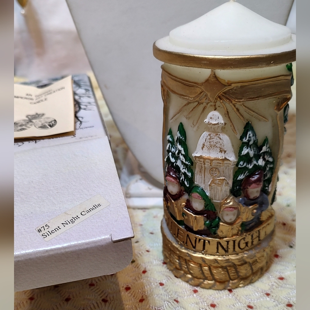 Emperor Art Creations silent night carolers candle
